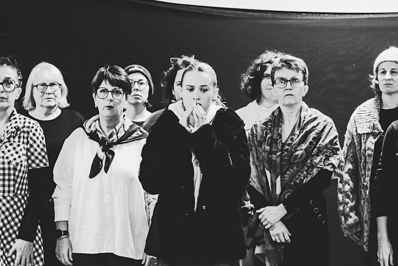 Durant l'atelier des Petites Formes