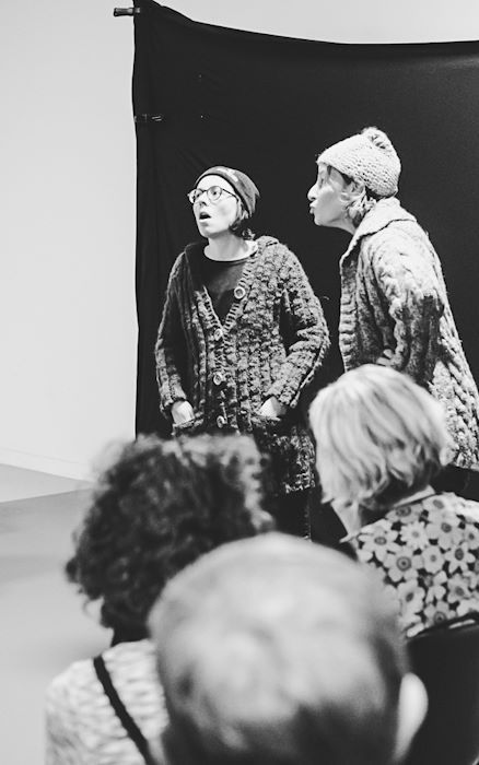 Durant l'atelier des Petites Formes